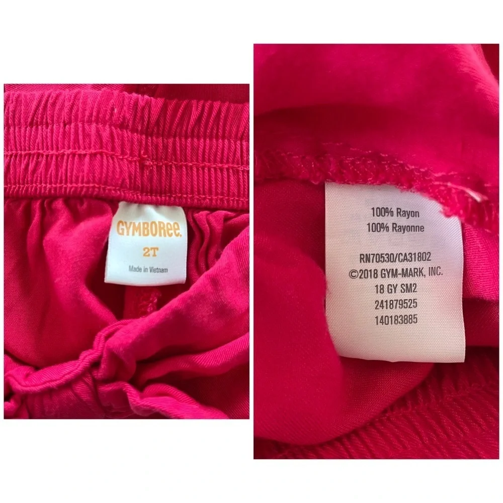 Gymboree Pink rayon Toddler Shorts, 2T